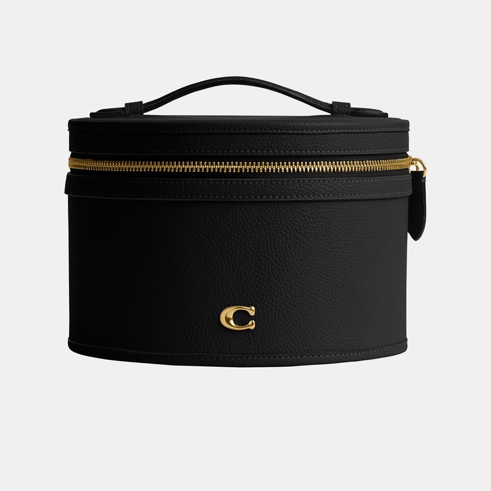 Coach leather vanity case